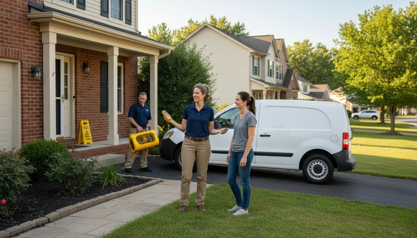 Residential water damage restoration in Independence, VA